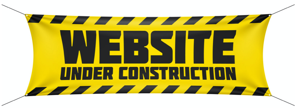 website under construction Banner
