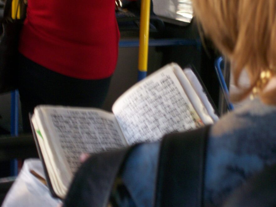 The Circle of Life - Women with tehillim on bus