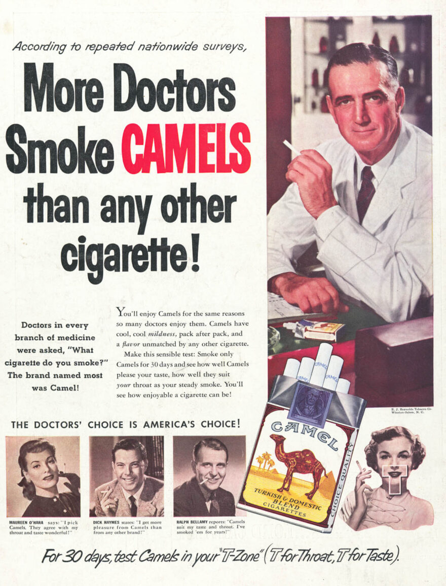 More Doctors Smoke Camels Cigarettes