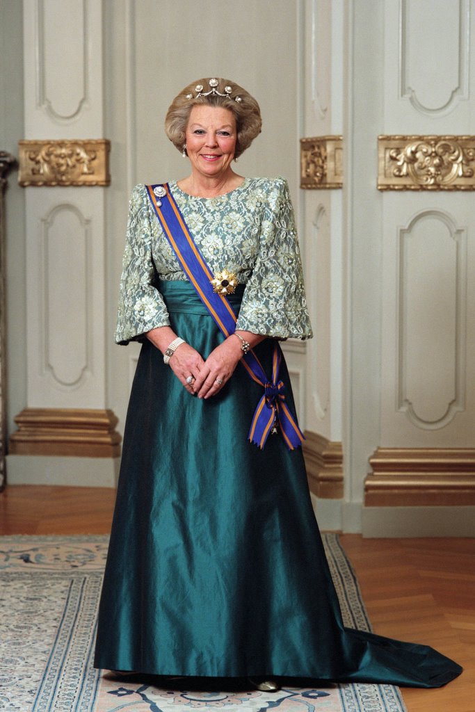 Queen Beatrix (Beatrix Wilhelmina Armgard, born 31 January 1938) is the former regnant of the Kingdom of the Netherlands, having reigned from 1980 to 2013.