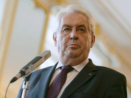  Miloš Zeman, the president of Czech Republic