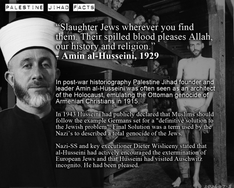 The Mufti of Jerusalem,Al-Husseini was sought for war crimes but never appeared at the Nuremberg trials.