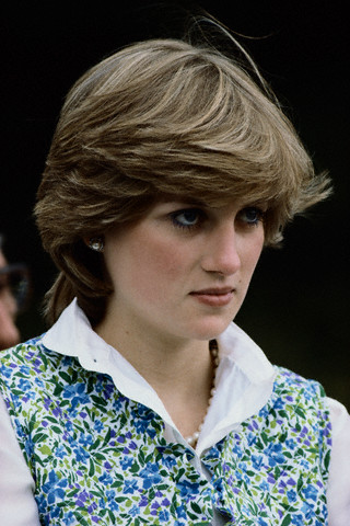 Lady Diana Watching Prince Charles Play Polo