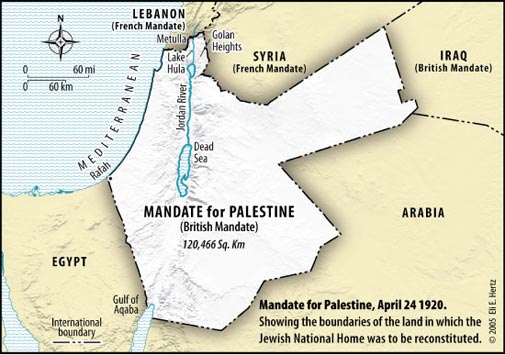 1920 mandate for Palestine