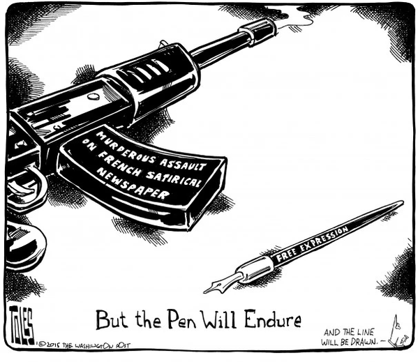 Editorial cartoonist Tom Toles on the Charlie Hebdo massacre http://wapo.st/142n4E6