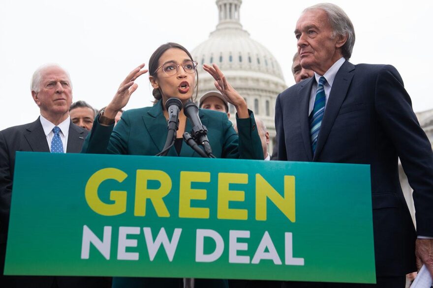 green new deal Image source: AFP/Getty