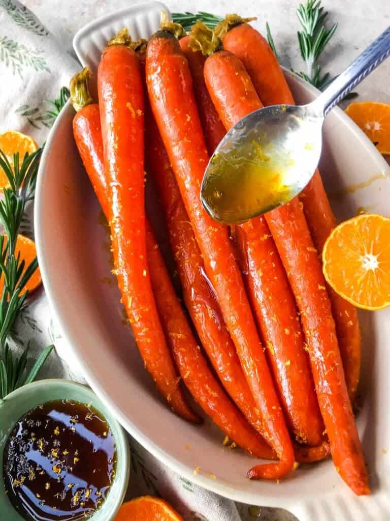 Maple Orange-Glazed Carrots