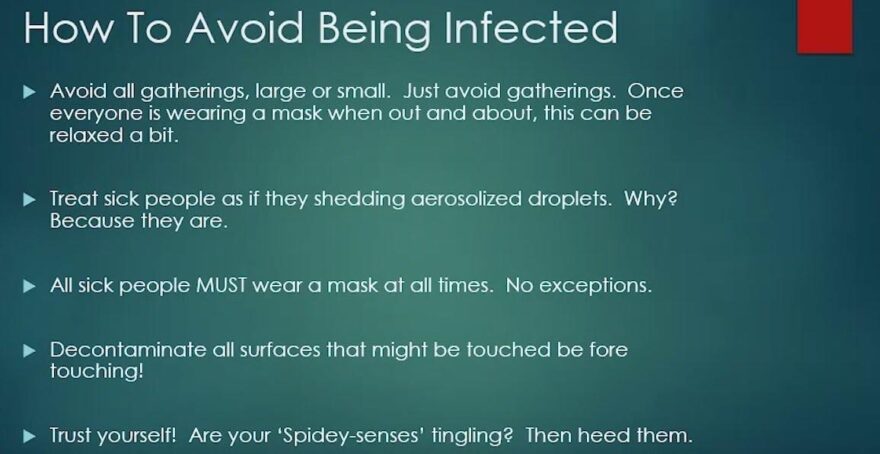 How to Avoid being infected