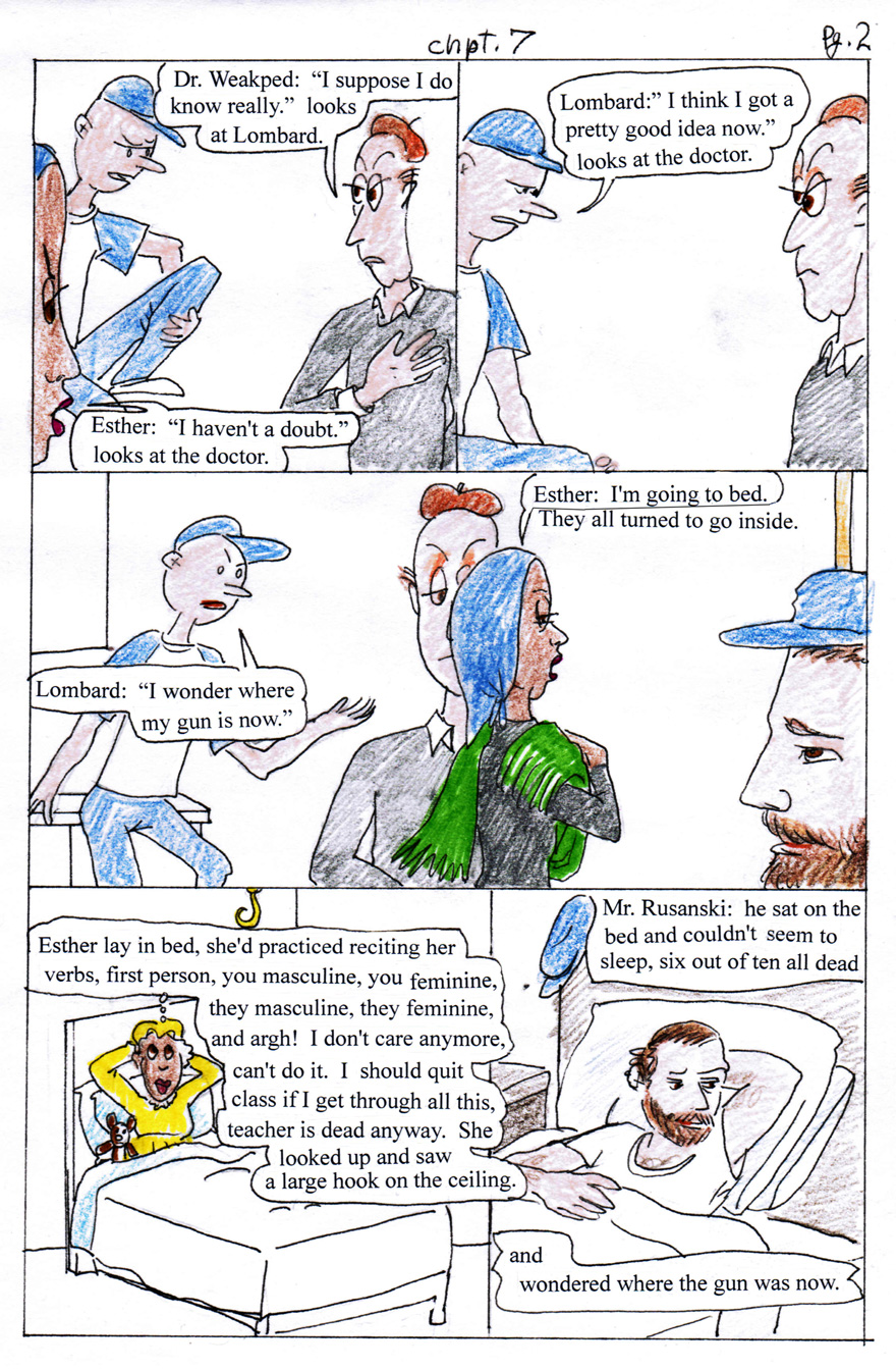  Monkey Moon Chapter 7 page 2; The great Ulpan Murder Mystery Chapter 7 based on the Agatha Cristie's " And Then there were none"