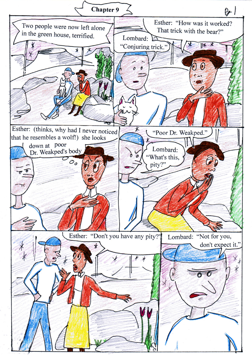 Monkey Moon Chapter 9 page 1; The great Ulpan Murder Mystery Chapter 9 based on the Agatha Cristie's " And Then there were none"