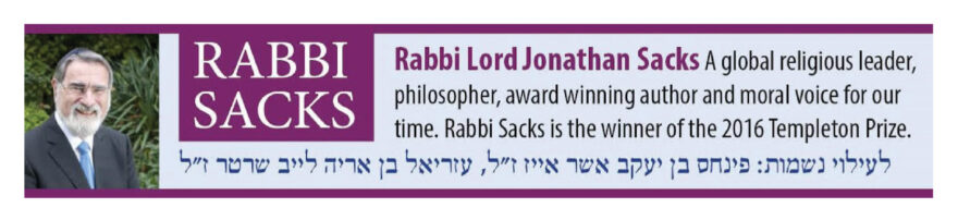 Rabbi Lord Jonathan Sacks
