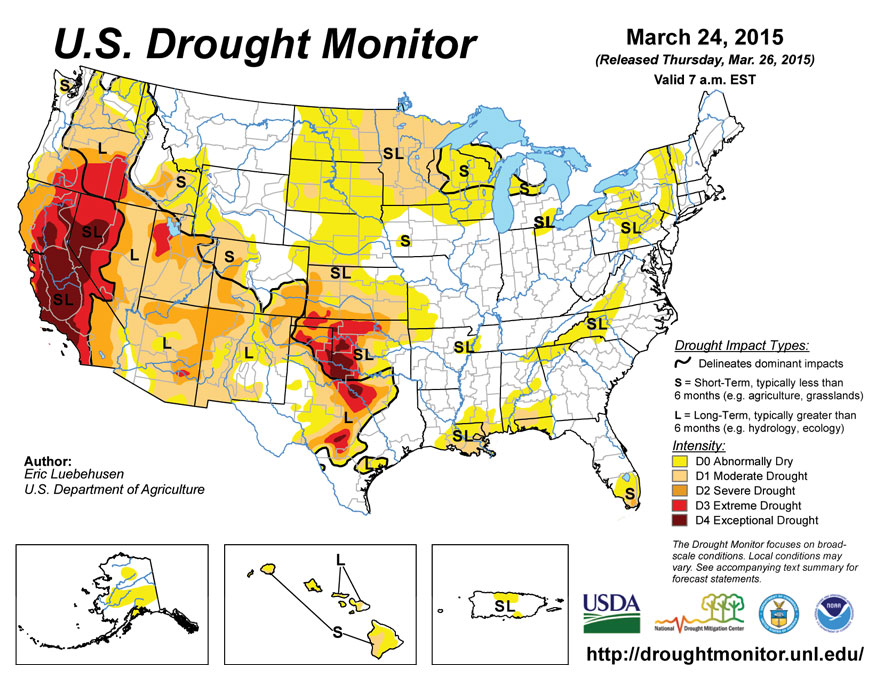 US-drought-conditions-2015-03-24_usdm http://droughtmonitor.unl.edu/