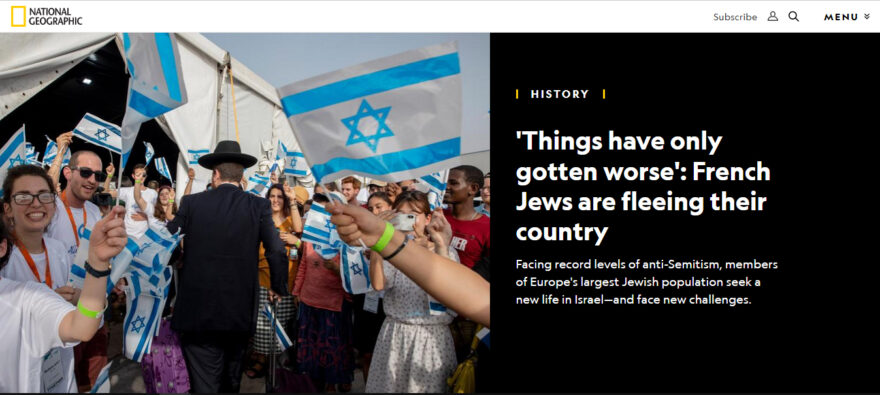 Jewish immigrants, mostly from France, received a warm welcome when they arrived in Tel Aviv on July 17, 2019.