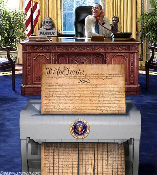 Obama shreds Constitution