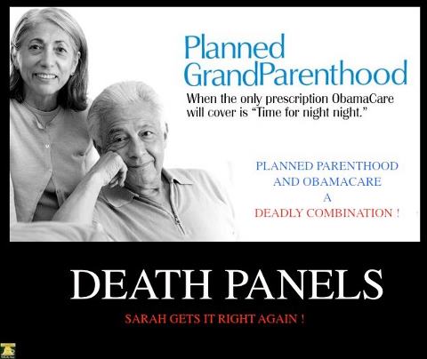 Planned GrandParenthood Obamacare Death Panels