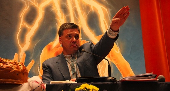 Ukraine Svoboda-neo-Nazi leader Oleh Tyahnybok