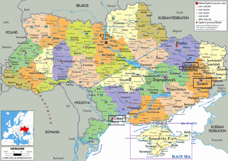Map: Ukraine ‎9 ‎May ‎2014