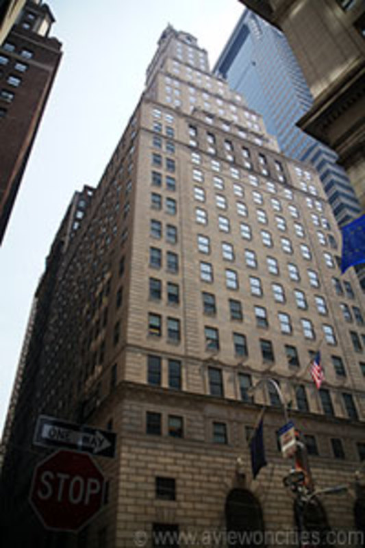 48 Wall Street, the former headquarters of both Sullivan and Cromwell and the J. Henry Schroder Banking Corporation.