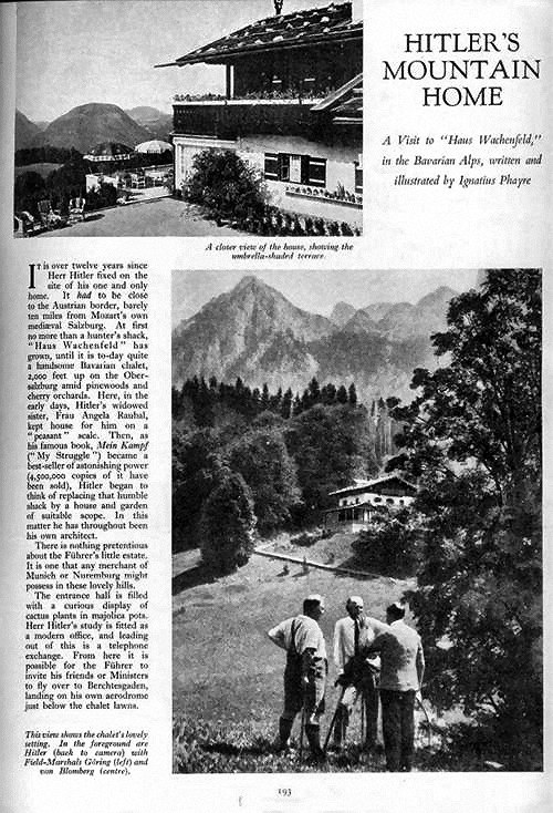 Better Homes and Gardens-a Hearst Publication-1938 Hitler's Mountain Home