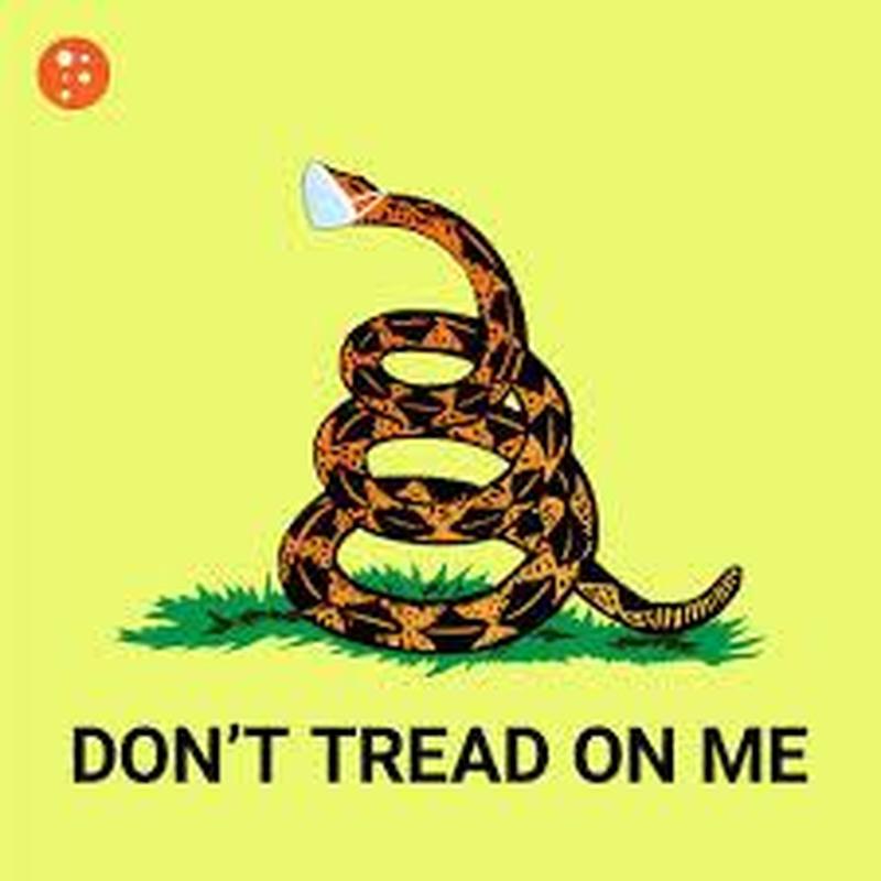 Don't tread on me with Covid-19 mask