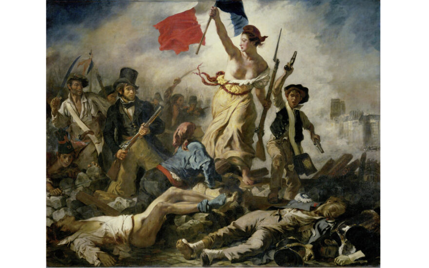 Eugène Delacroix, La Liberté guidant le peuple (The people guiding liberty), 1830, Musée du Louvre