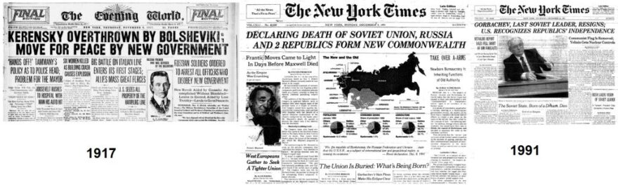 Soviet era_ Major Newspaper headlines