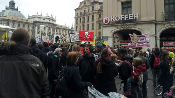 The march against Monsanto, Munich Nasim Al-Tamimi ‏@nasimjo