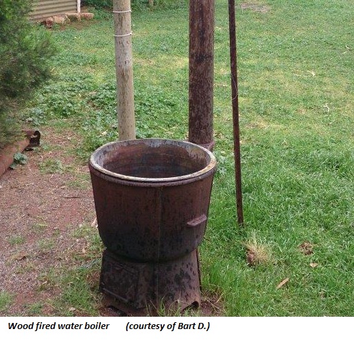 Wood fired water boiler