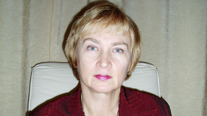 Courtesy of Natalia Manzurova Natalia Manzurova, now 59, has suffered a variety of ailments since she worked at Chernobyl, but she says she is the only member of her team still alive.