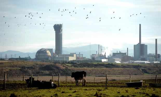 Sellafield nuclear plant in Cumbria, north-west England. Photograph: PA Images/Alamy