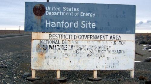 Hanford Site sign