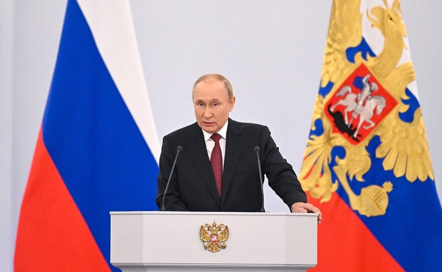Vladimir Putin speech on the four Russian Ukrainian regions joining Russia