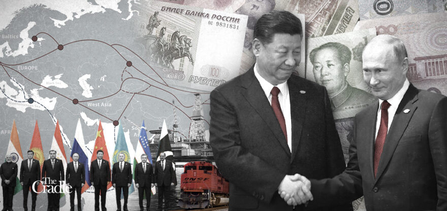 Belt and Road Initiative-and-De-Dollarization Photo Credit: The Cradle