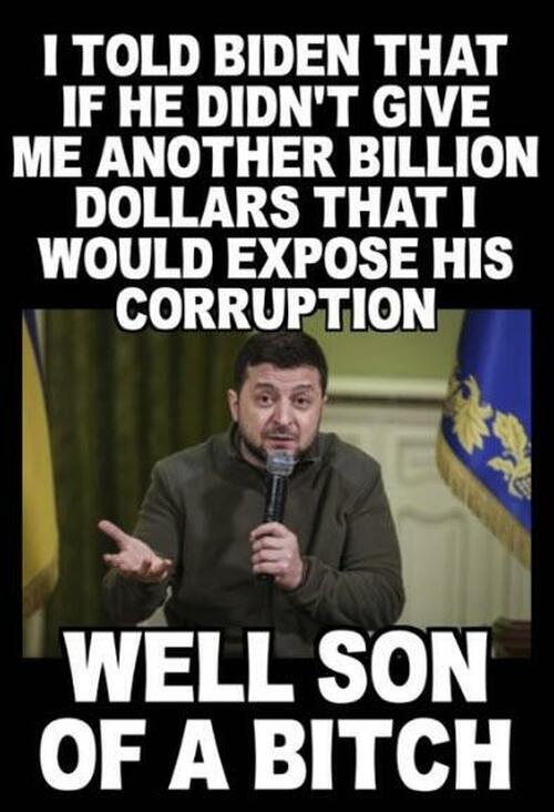 Ukraine President Zelensky-I told Biden if he did not give me money I would expose his corruption