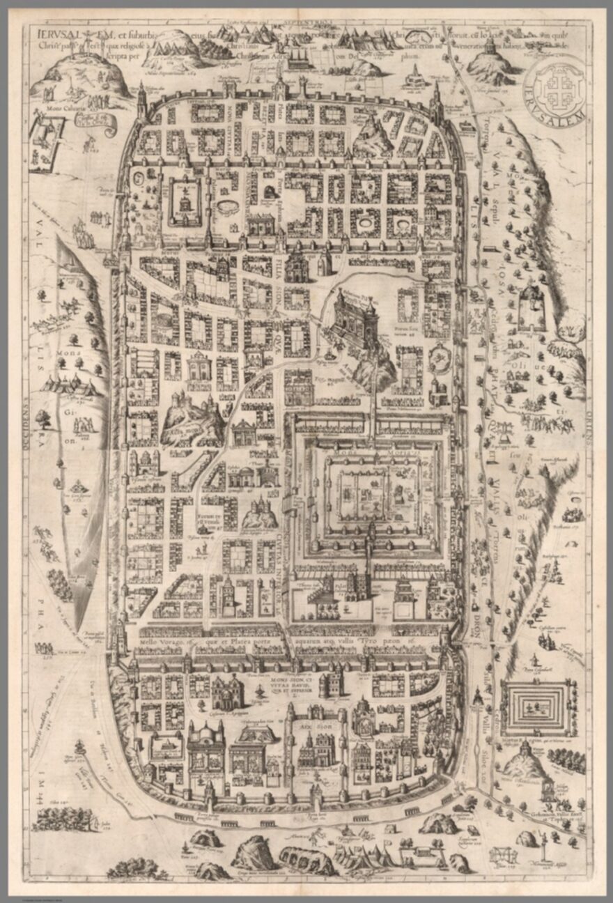 Map-1588 Jerusalem