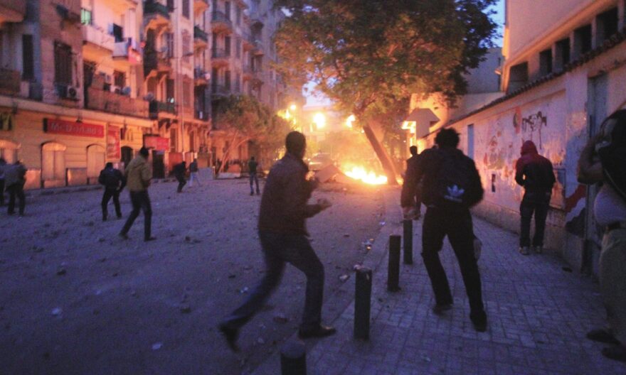 Protesters clash with police in Cairo, Egypt on November 19, 2011. Photo: AFP
