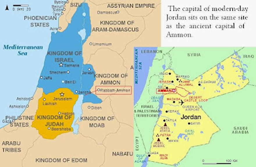 Israel and Judah Map