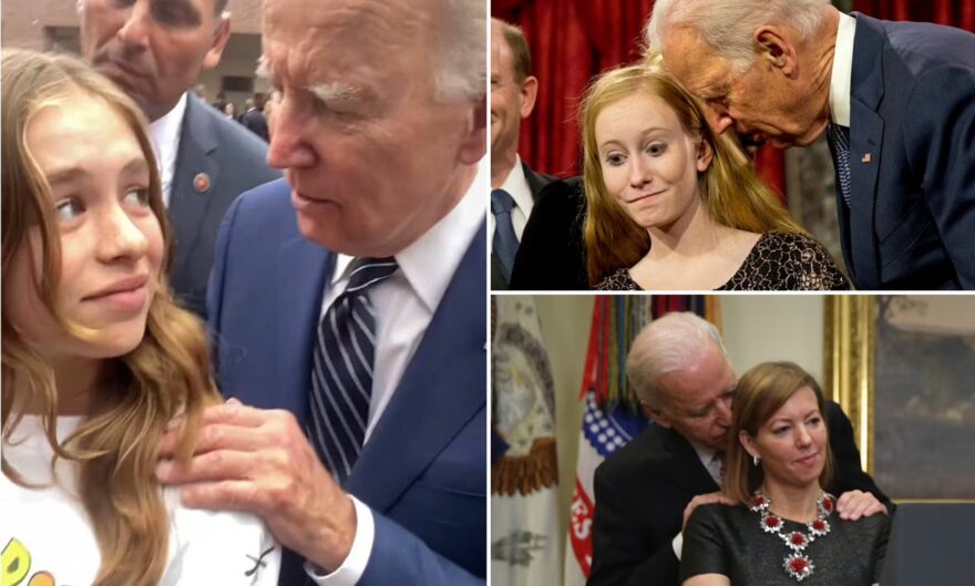 Joe Biden-child sniffing fool