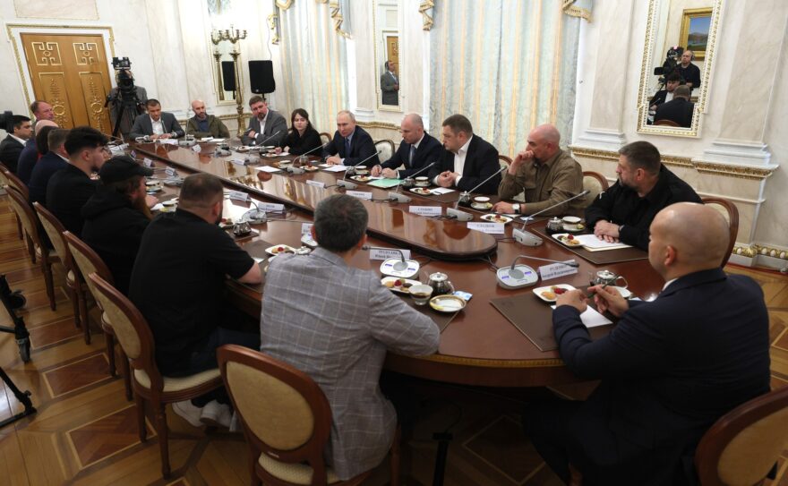 President of Russia: Meeting with war correspondentsThe President met with war correspondents at the Kremlin. June 13, 2023 8:55 The Kremlin, Moscow
