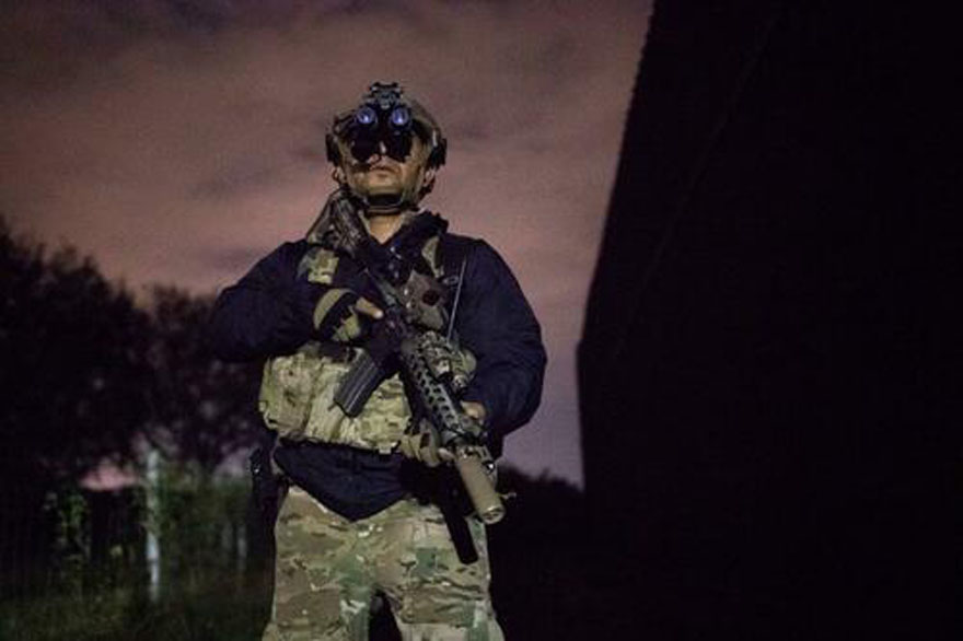Border Patrol Tactical Unit BORTAC agent
