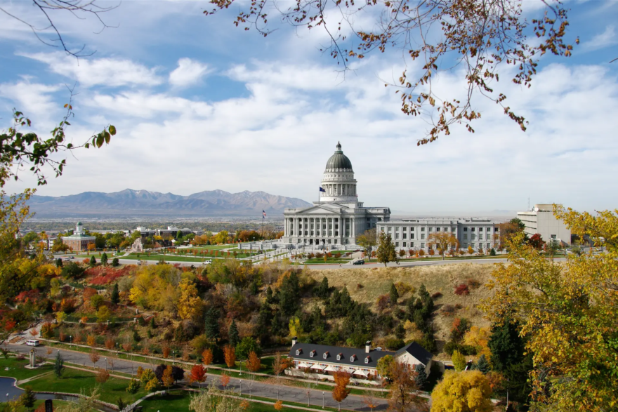 The Utah State Capitol building in Salt Lake City. (Scott Catron/CC BY-SA 2.0 via Wikimedia Commons)