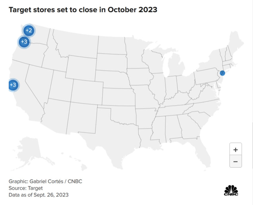 Target stores set to close in October 2023