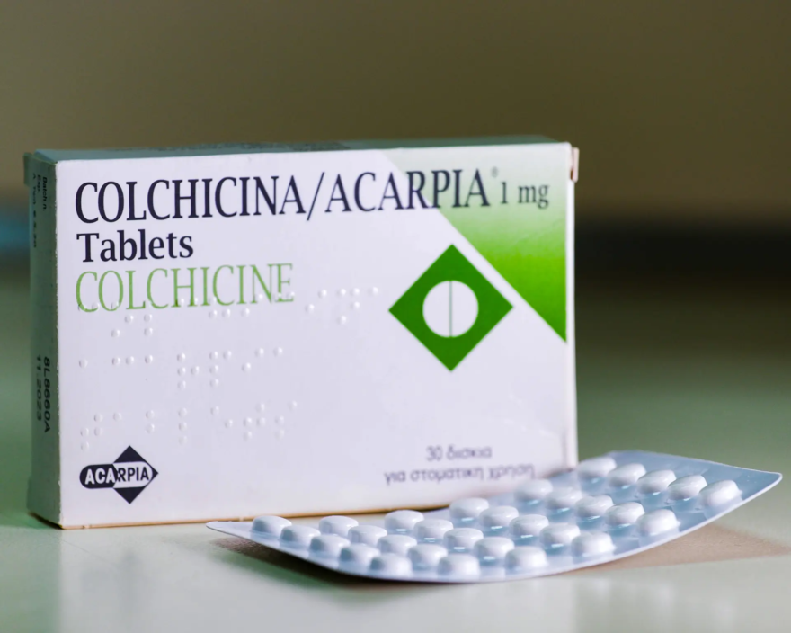 Treatments for myocarditis include colchicine. (Felipe Caparros, GeorgiosKostomitsopoulos, George Martin Studio/Shutterstock)