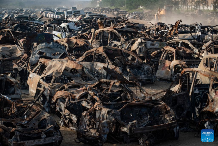 7October2023 Hamas Massacre Burnt vehicles