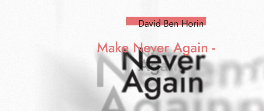 Make Never Again – Never Again by David Ben Horin