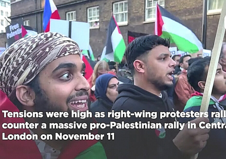 Pro-Hamas demonstration-UK-Germany-Europe