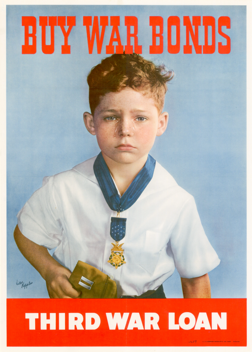 Keppler, Victor. Buy war bonds: Third War Loan., poster, 1943; [Washington, D.C.]