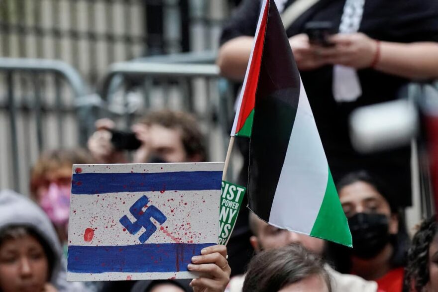 Pro-Palestinian protest in New York (Photo: REUTERS/Eduardo Munoz)