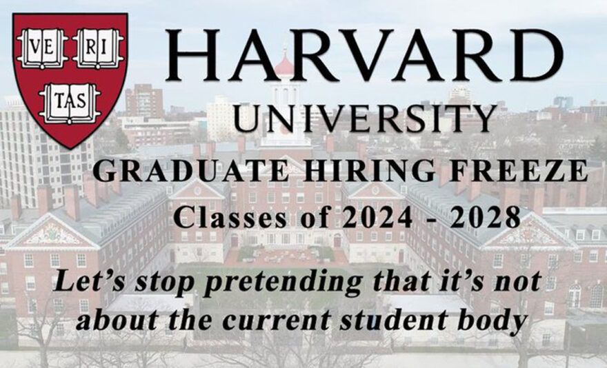 Harvard Graduate Hiring Freeze