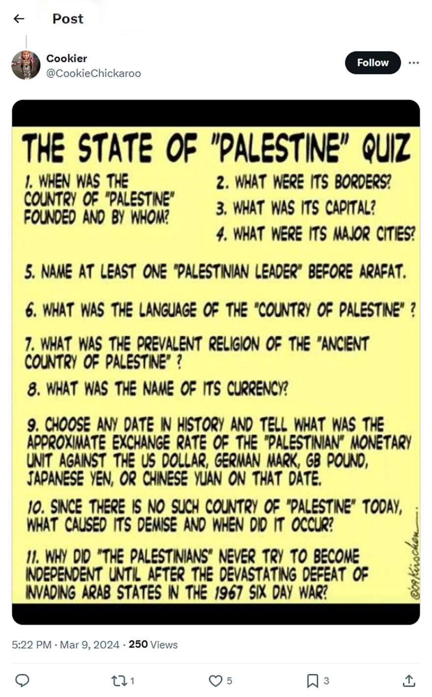 Cookier-tweet-9March2024-The State of Palestine Quiz